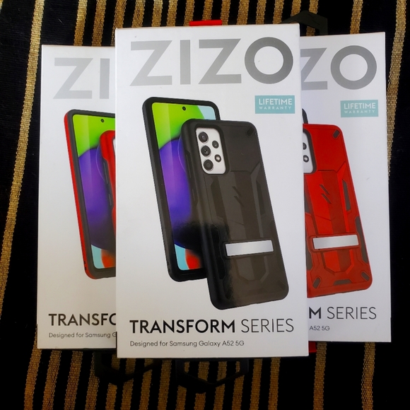 Other - Zizo Samsung Galaxy A52 5G Phone case Red or Black Shockproof slim